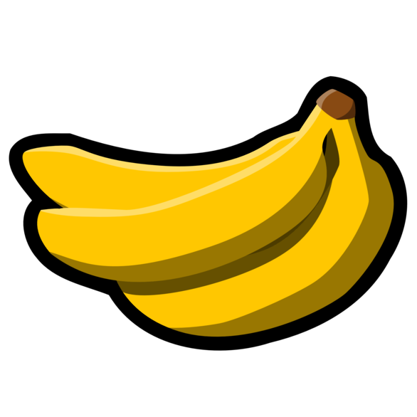 banana clipart four