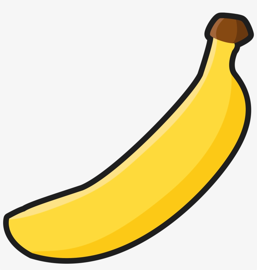 Banana clipart large.