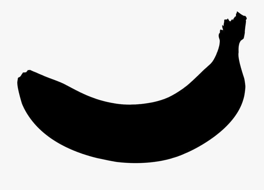 Banana png black.