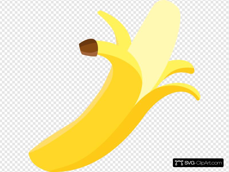 Simple peeled banana.