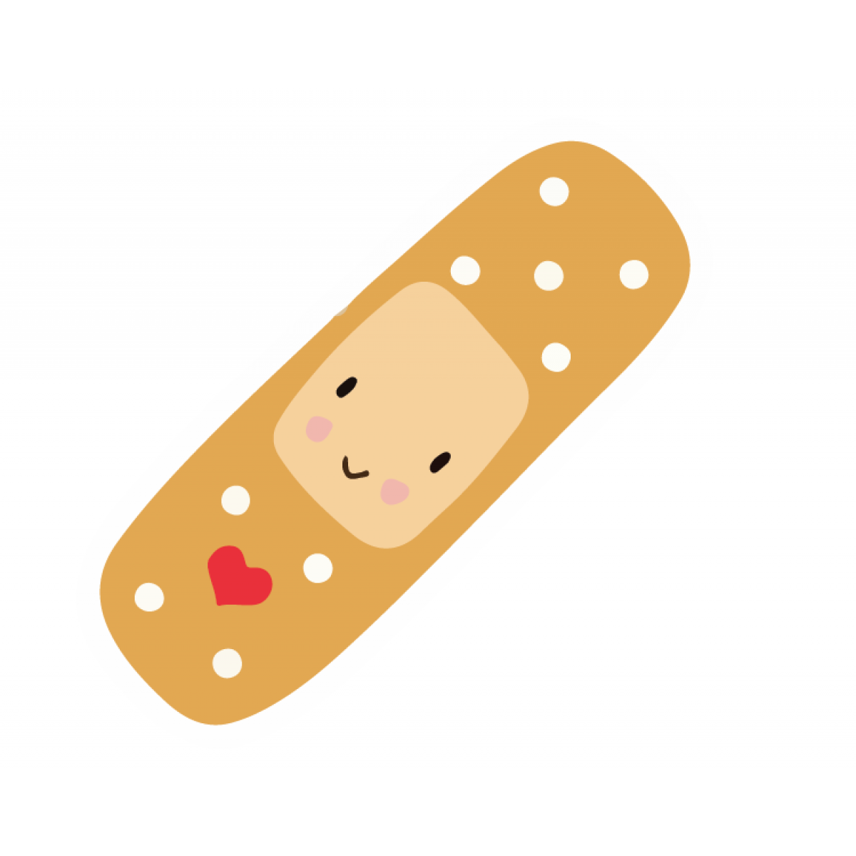 Bandaid sticker.