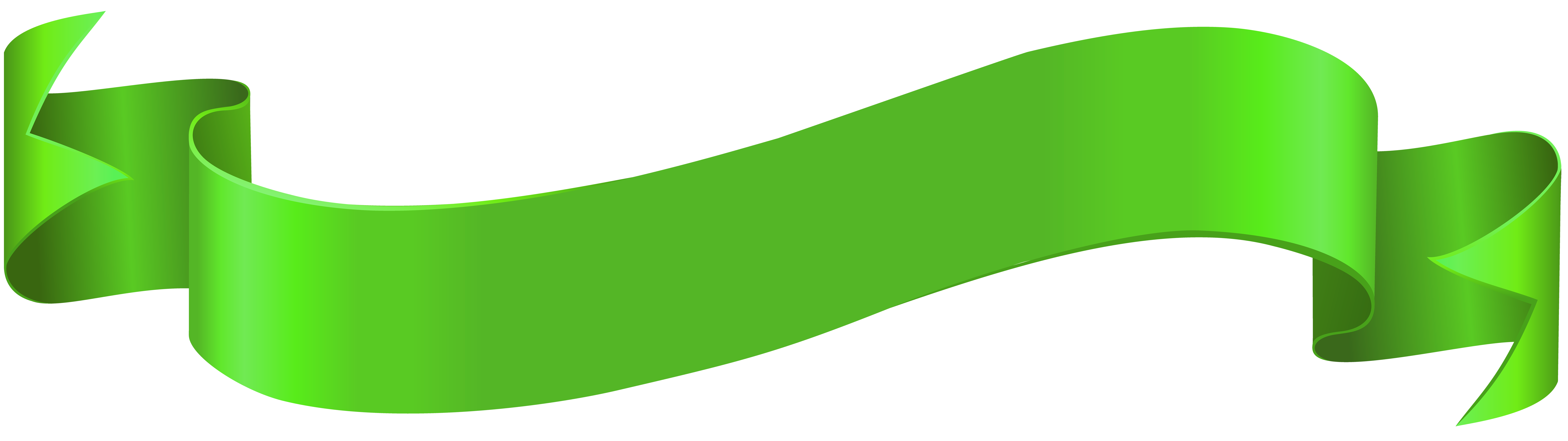 Green banner clip.