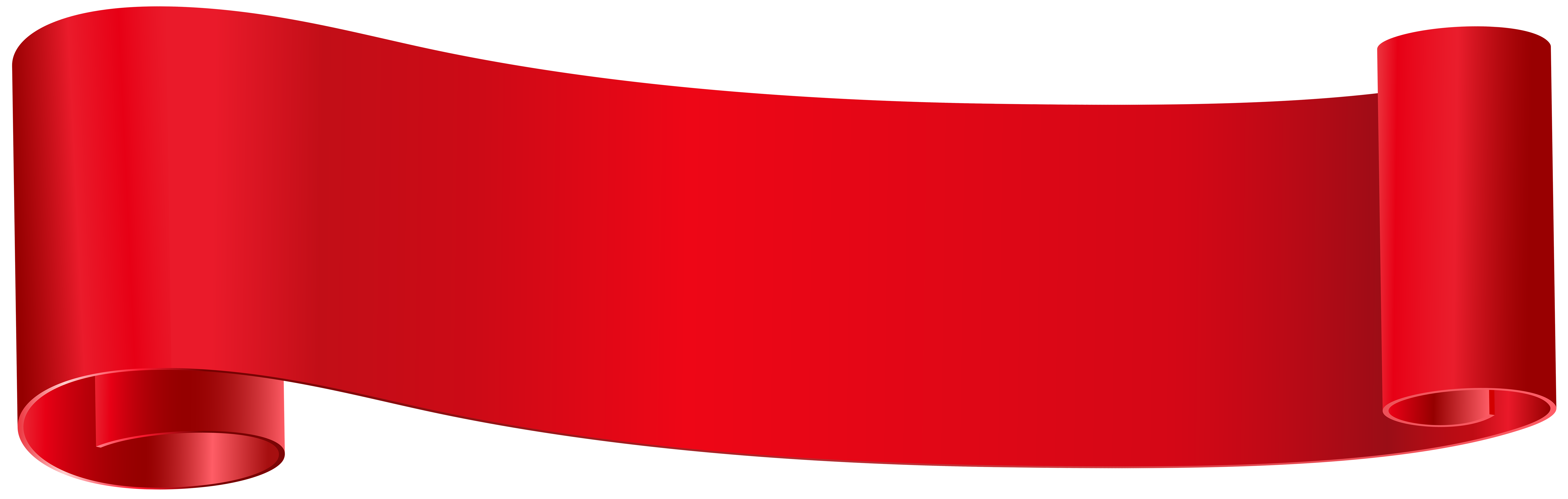 Red Banner Clip Art PNG Image