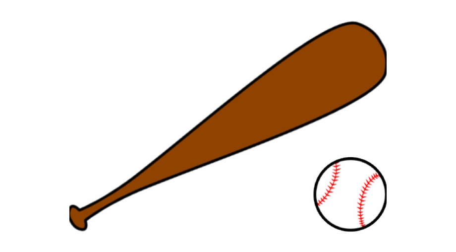 Red Clipart Baseball Bat