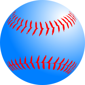 Blue Baseball PNG, SVG Clip art for Web
