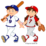 Child baseball player.