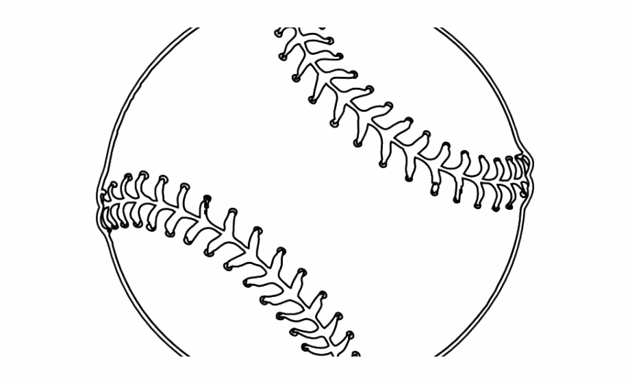 Baseball Clipart Outline