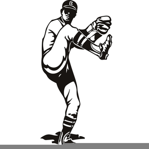 Baseball Clipart Pitcher