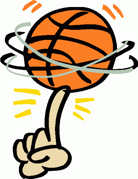 Basketball clipart cute.