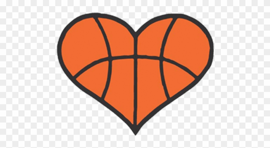 Basketball heart cartoons.