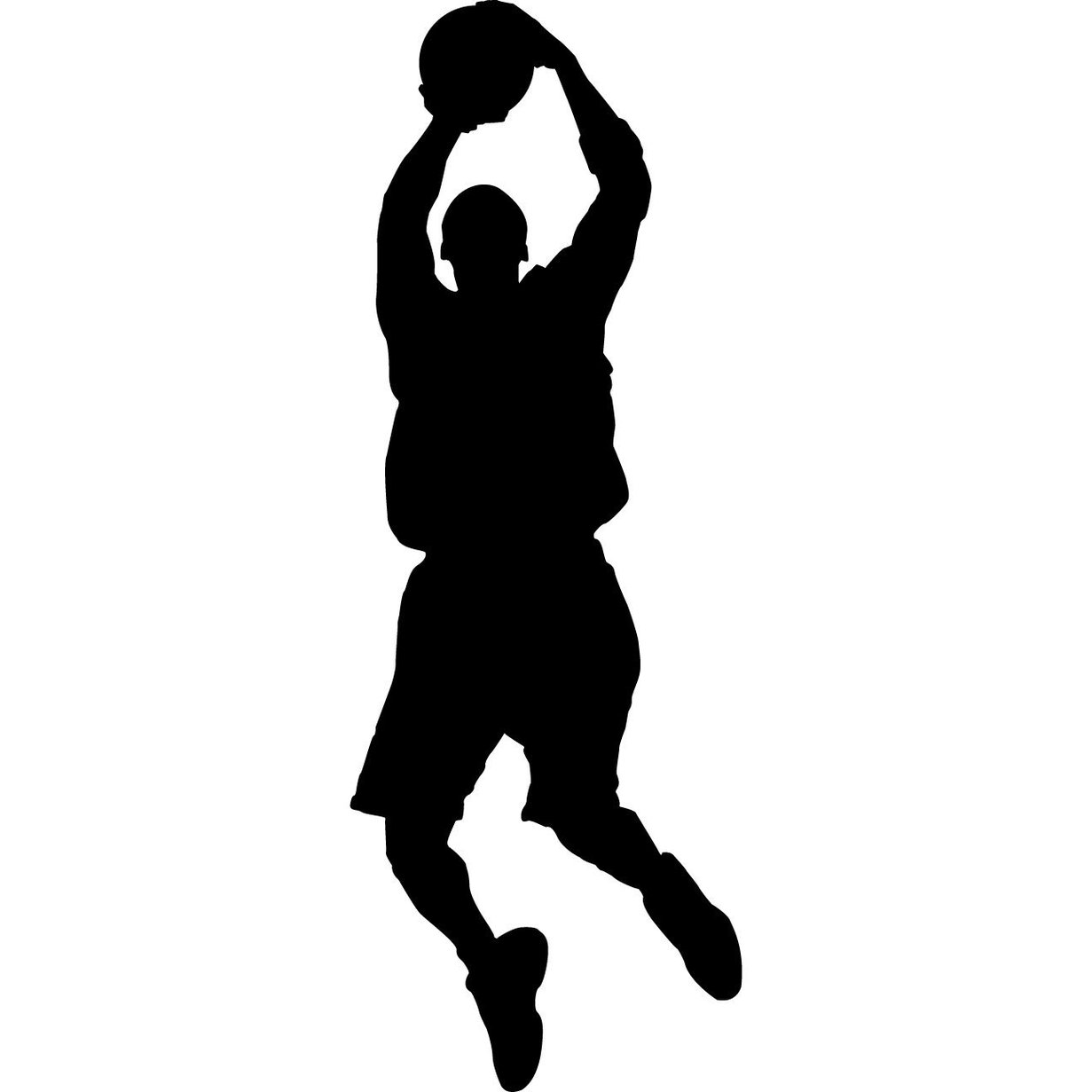 Free Silhouette Basketball Cliparts, Download Free Clip Art