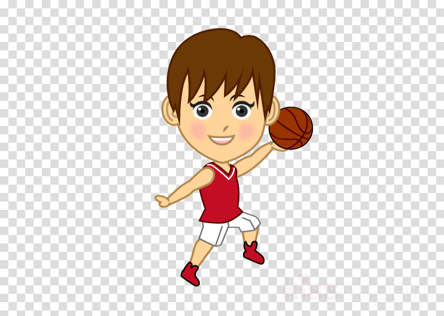 Cartoon basketball player.