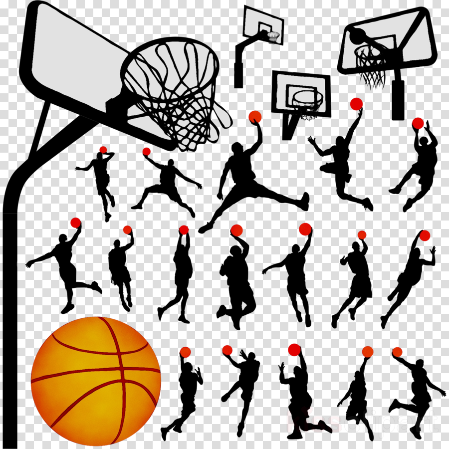 Basketball hoop background.
