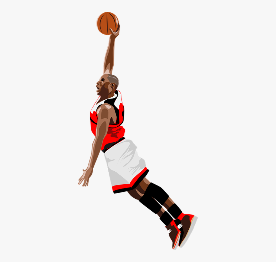 Basketball jump png.