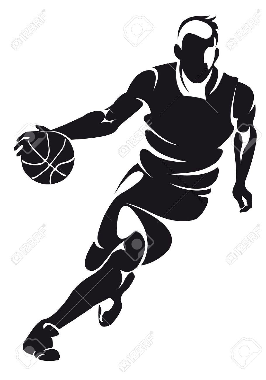 basketball player clipart men's