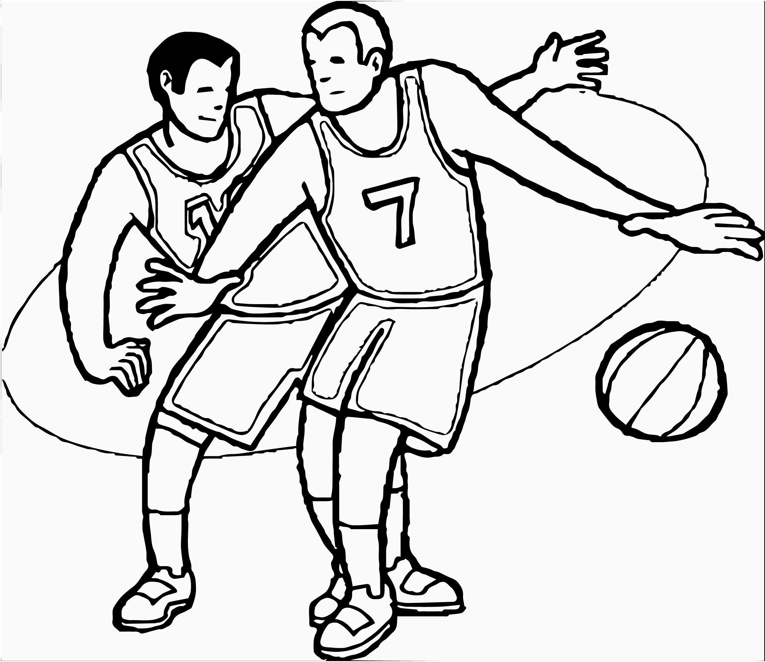 Basketball Player Drawing