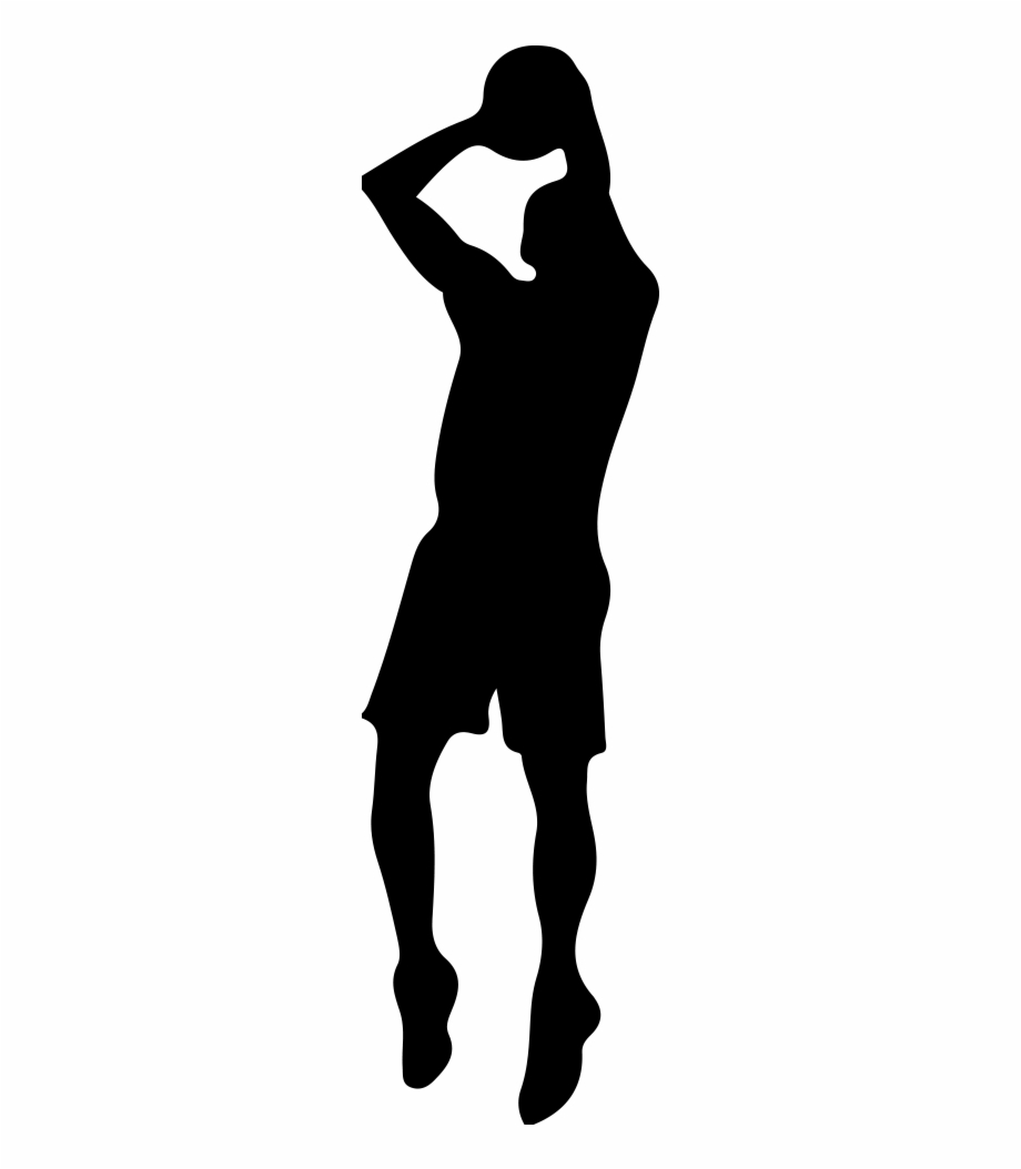 Form shooting basketball.