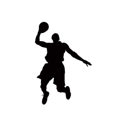 Free Silhouette Basketball Cliparts, Download Free Clip Art