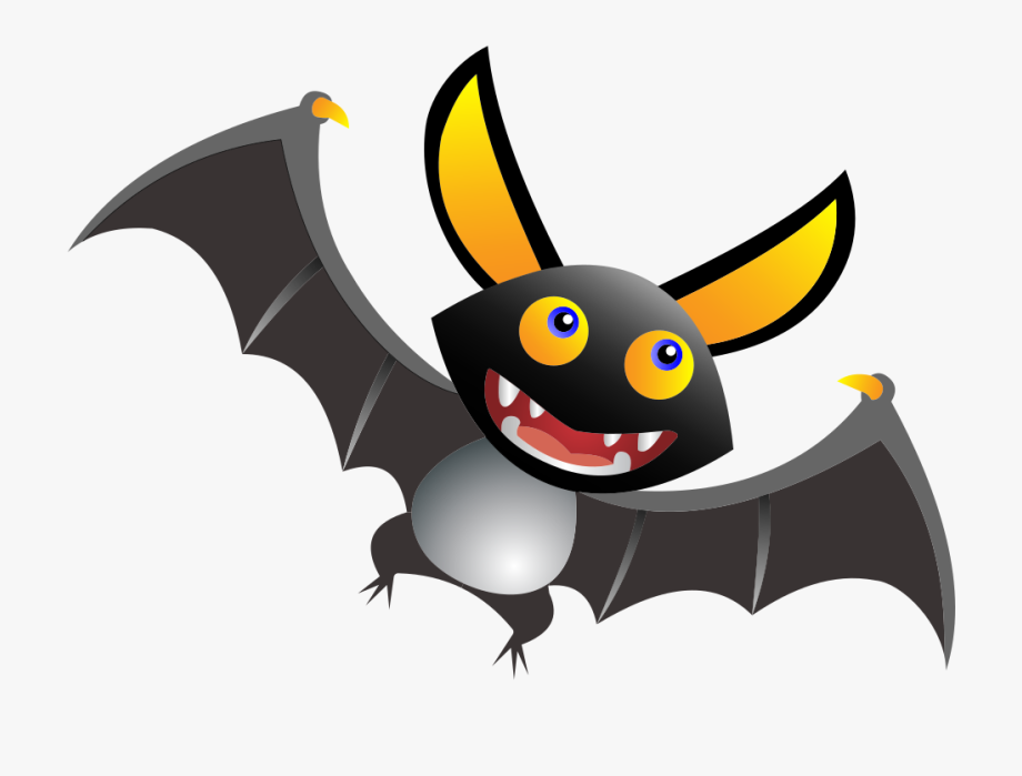 Cute cartoon bat.