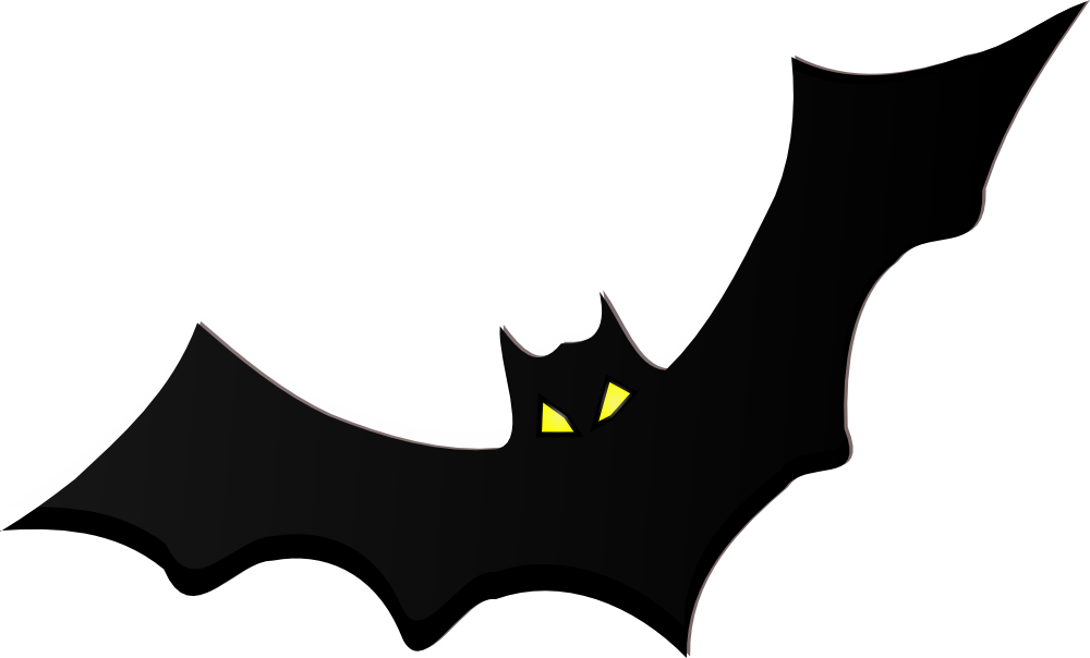 Spooky clipart bat.