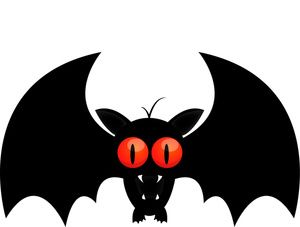 Halloween vampire bat.