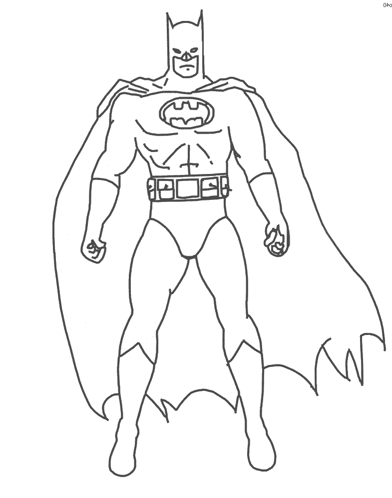 batman clipart coloring