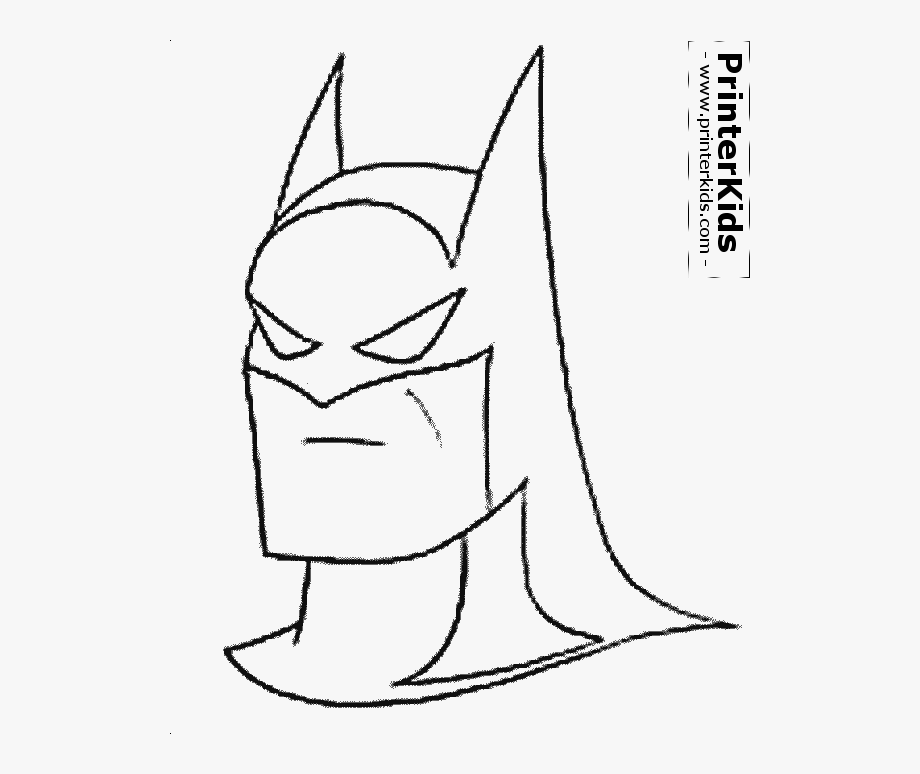 Batman mask coloring.