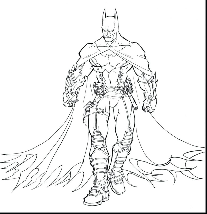 Batman outline Fantastic batman coloring pages for boys with