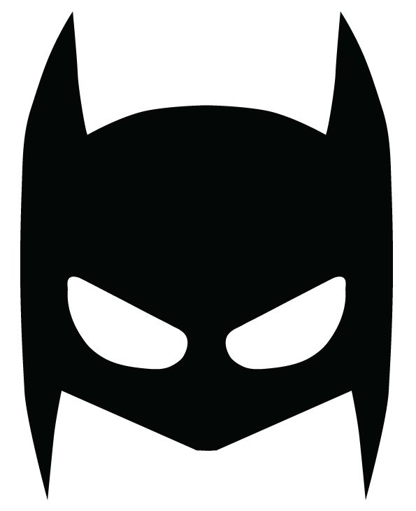 Batman mask clipart.