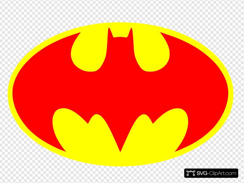 Red Batman Logo Clip art, Icon and SVG