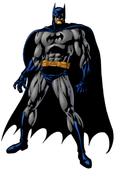 Batman clipart black.