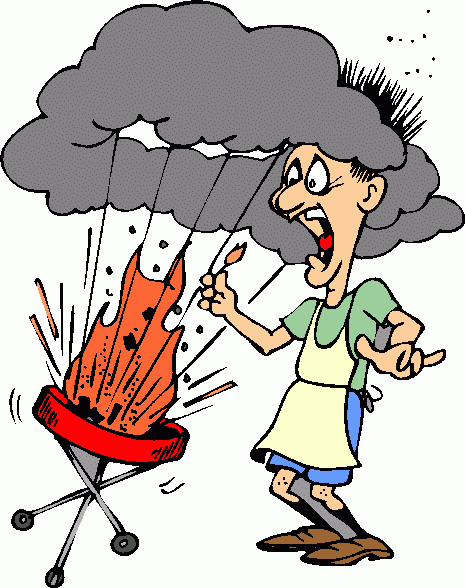 Animated bbq clipart.