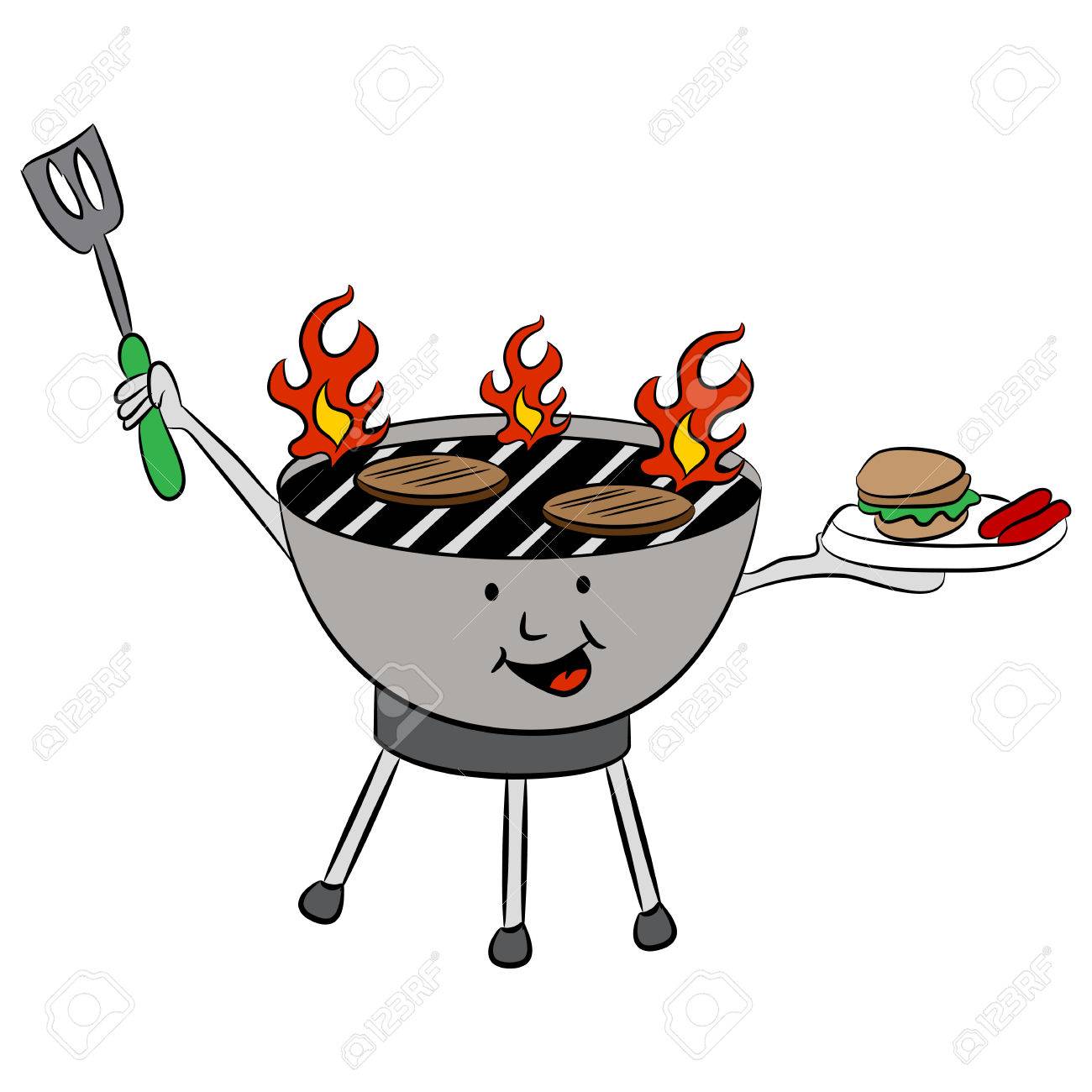 Barbecue grill clipart.