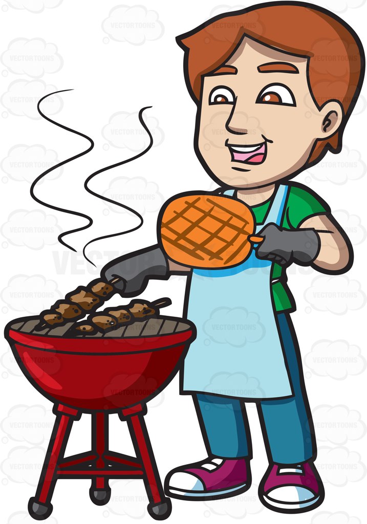 Barbecue party clipart.