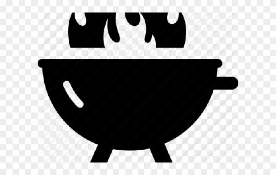 Grilled Food Clipart Flaming Grill