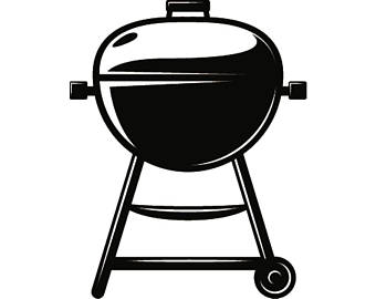 Bbq clipart silhouette, Bbq silhouette Transparent FREE for