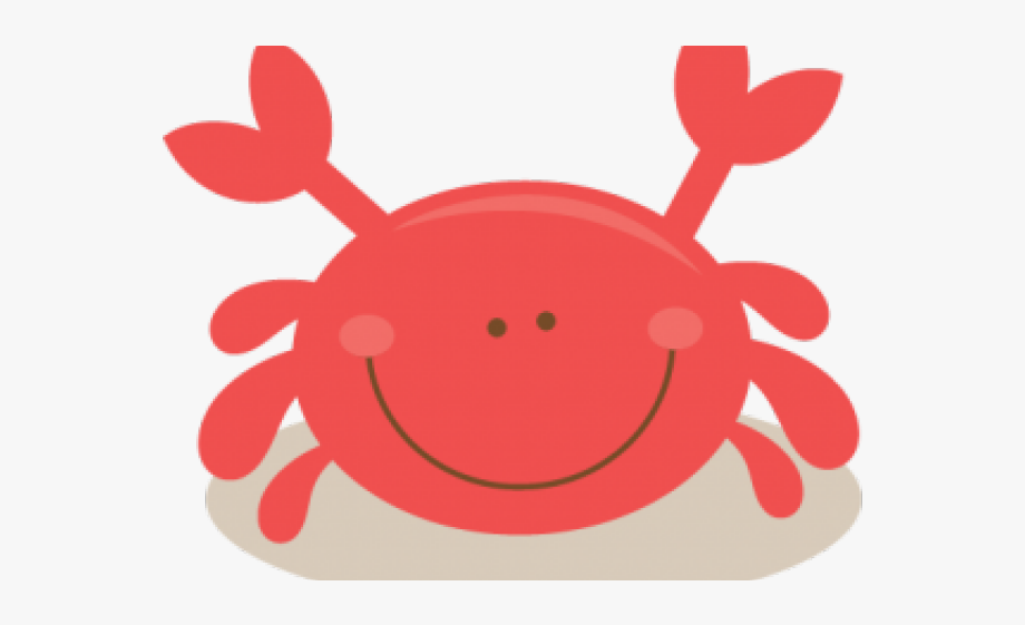 Crab clipart cute.