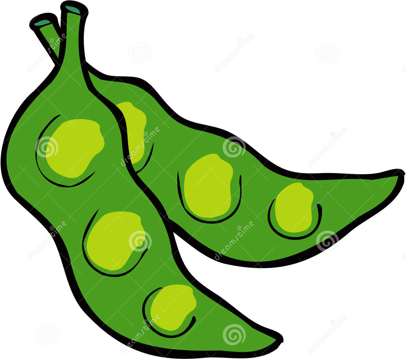 Green Beans Clip Art Vector