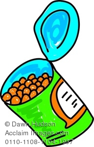 Bean clipart canned.