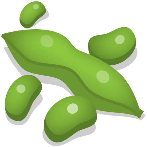 Soy Pod And Beans Icon, PNG ClipArt Image