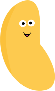 beans clipart yellow