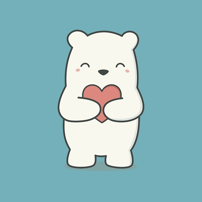 Kawaii Cute Adorable Polar Bear