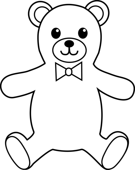 Free Outline Of Bear, Download Free Clip Art, Free Clip Art