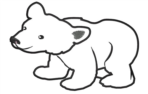 Free Outline Of Bear, Download Free Clip Art, Free Clip Art