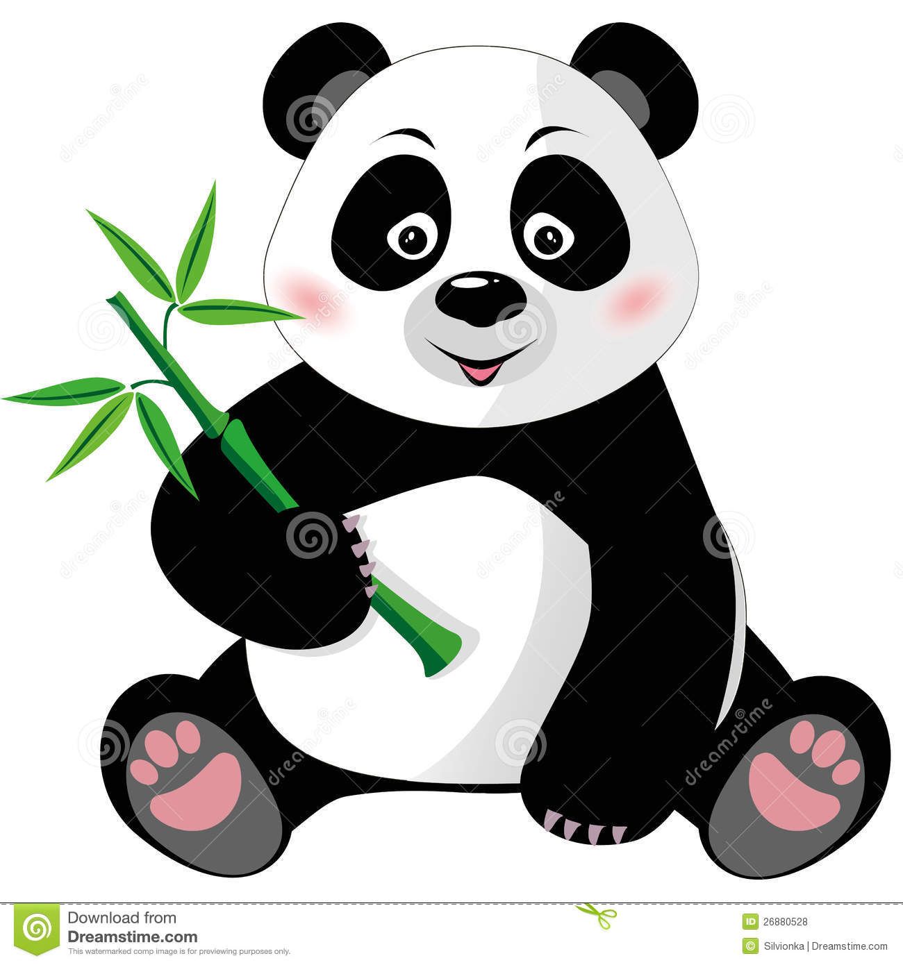 Clipart panda bear.