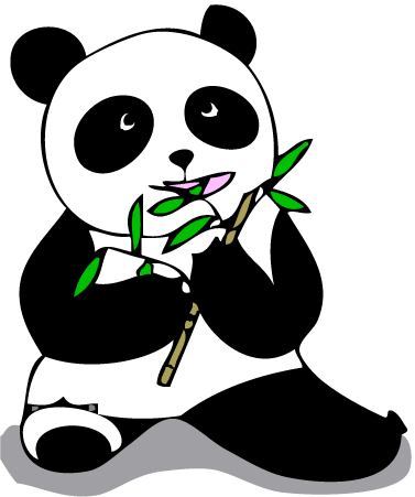 Free panda cliparts.