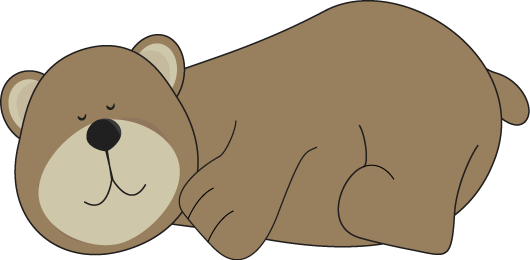 Hibernating Bear Clip Art
