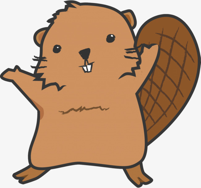Download Free png Beaver Standing Up, Beaver Clipart, Beaver
