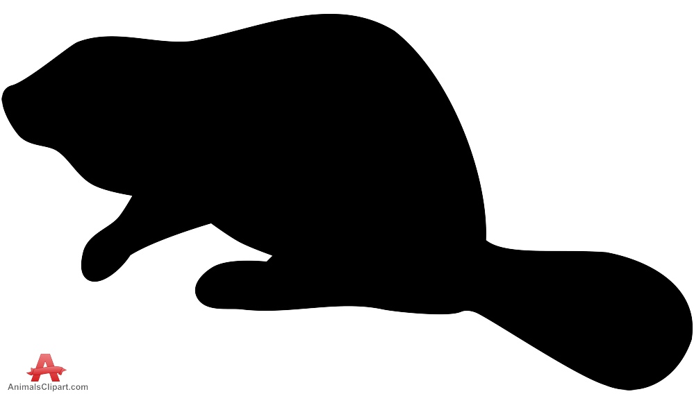 Beaver clipart silhouette, Beaver silhouette Transparent