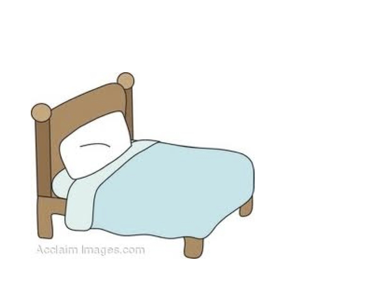 Bed clipart cute.